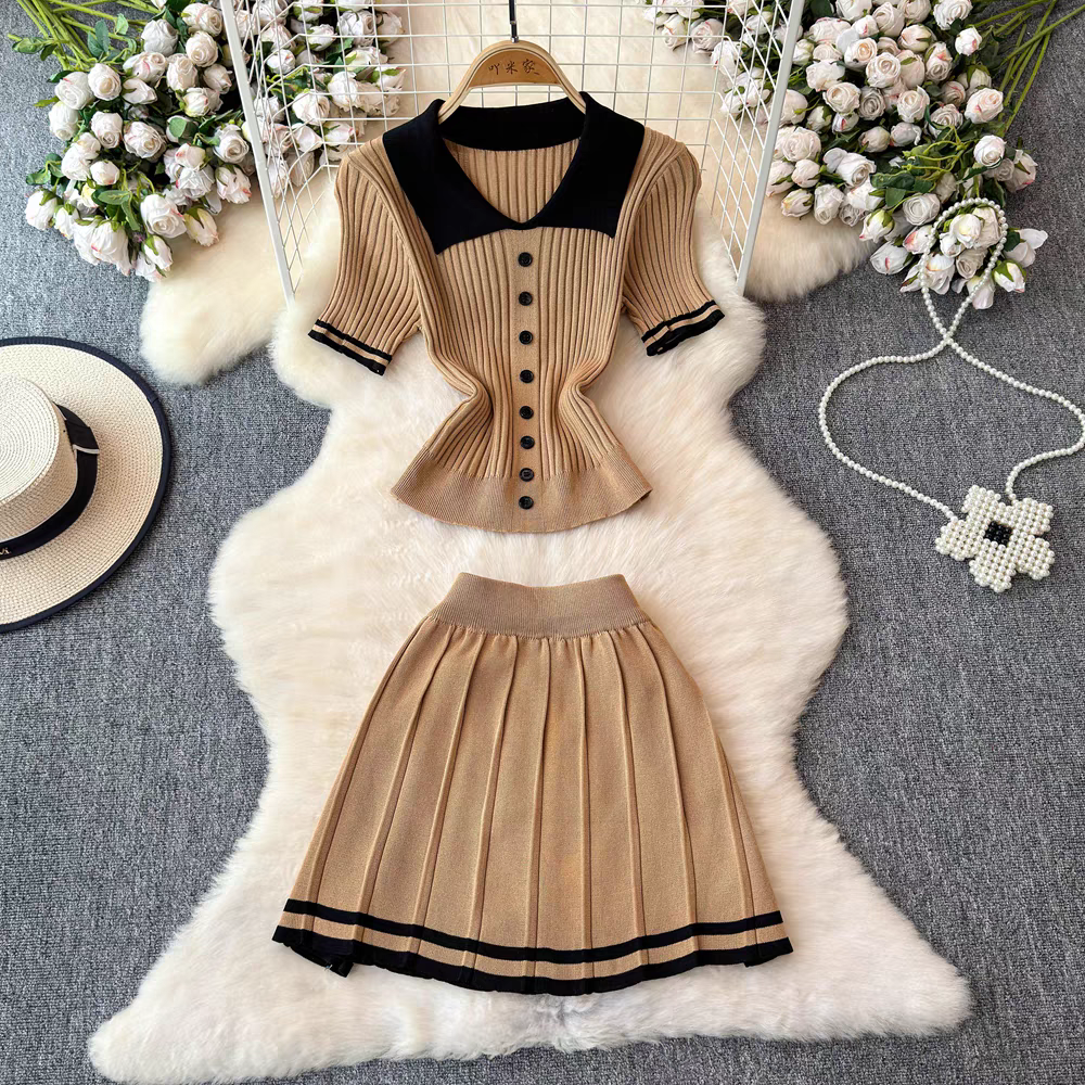 Marie Summer Two Piece Set Dress