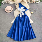 Katherine Summer Halter Neck Long Dress - 24th Spoke
