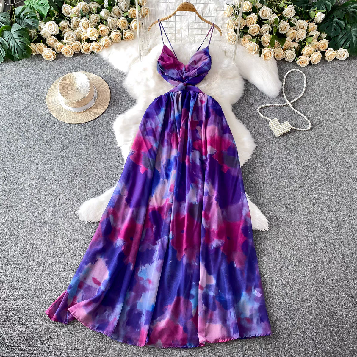 Jessica Summer Tie Dye Vacation Dress