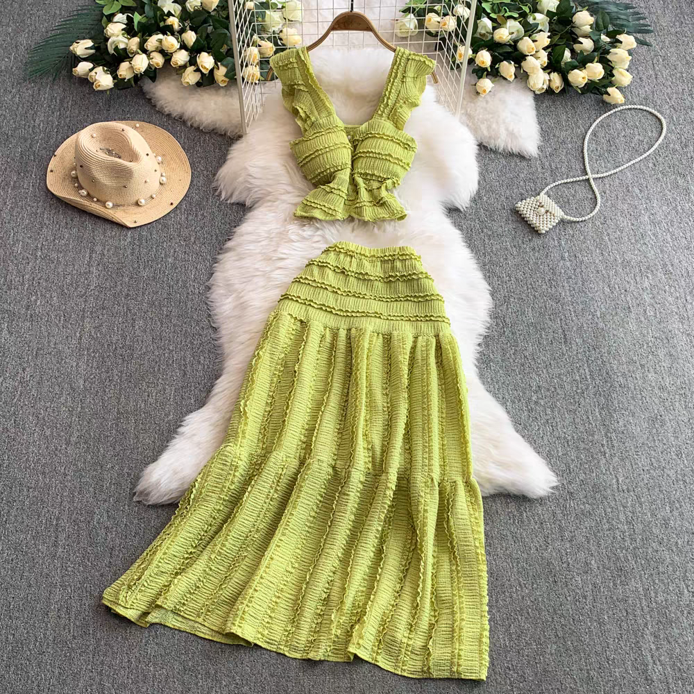 Kate Summer Two Piece Holiday Dress Set