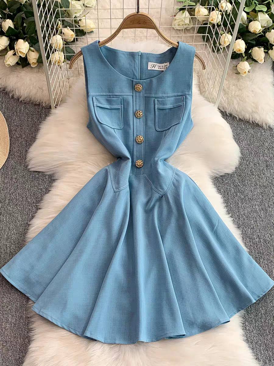 Malin Summer Denim Dress