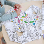 Kids DIY Colouring Washable Clothes.