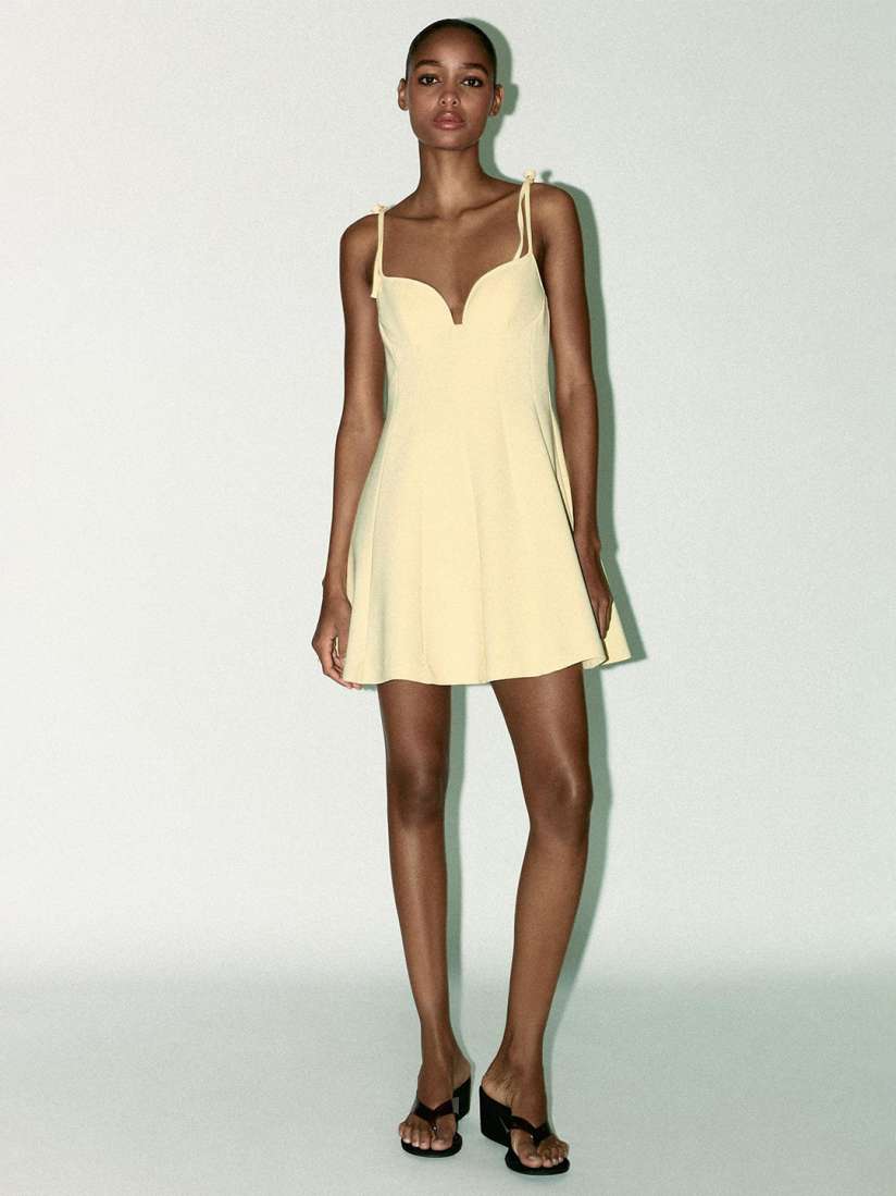 Shantel  Summer Bow Short Dress