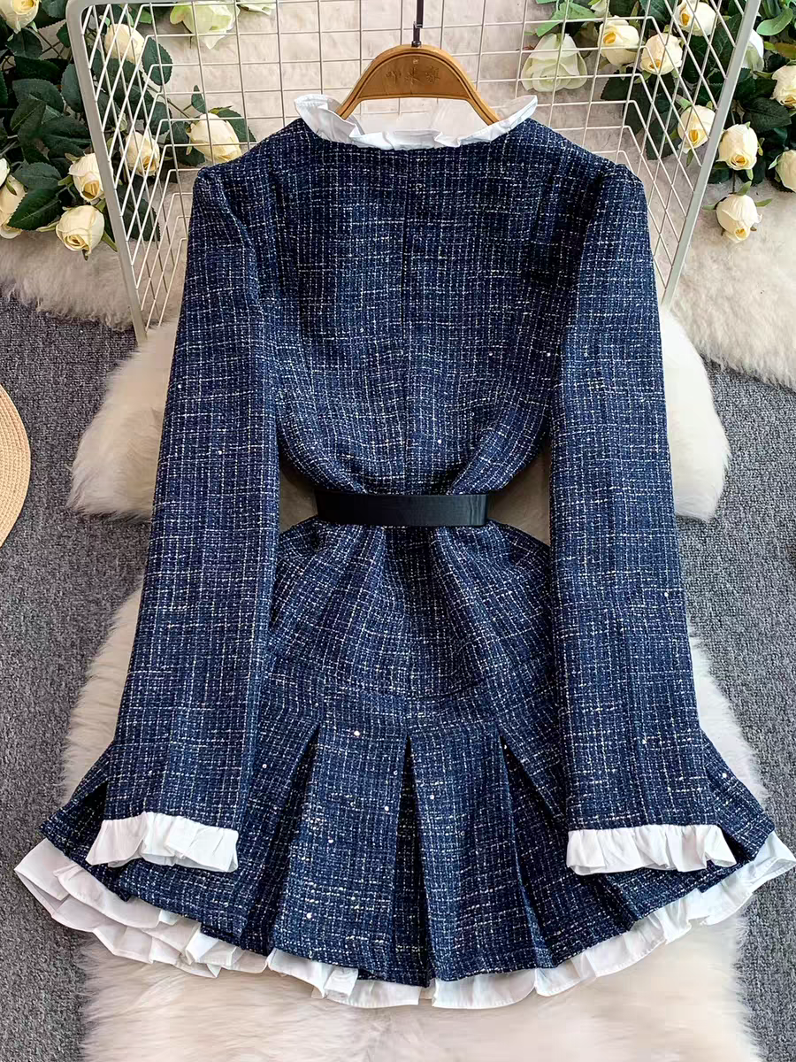 Milena Winter Tweed Dress