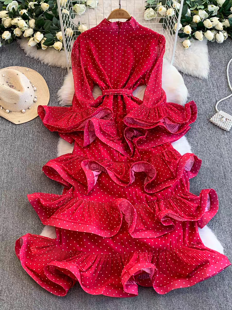 Bianca Luxury Ruffle Dress