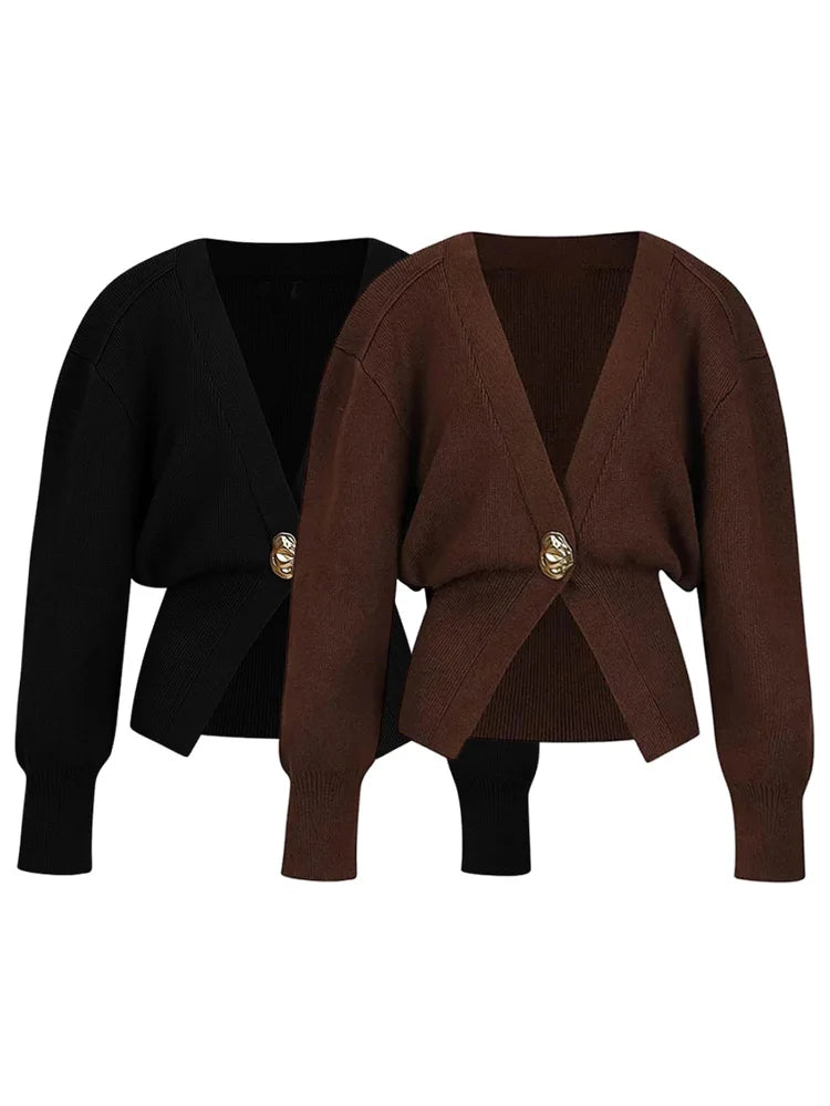 Zia Golden Button Cardigan