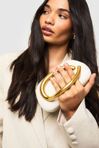 Original Zara Retro Metal Handle Bag