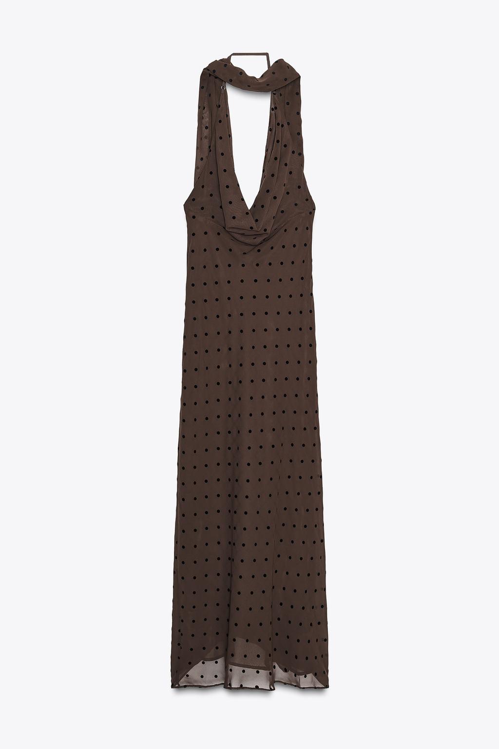 Michelle Summer Polka Long Dress
