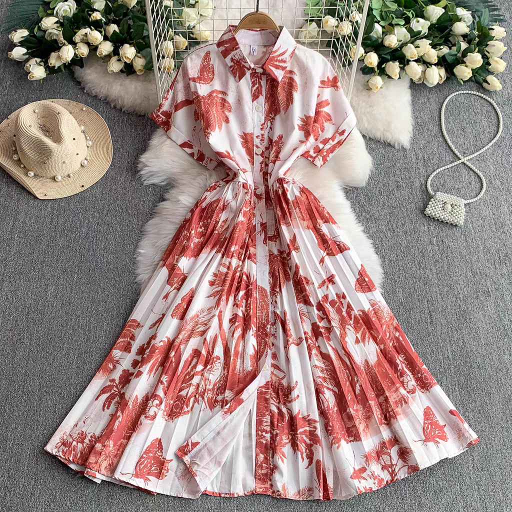 Kate Summer Retro Printed Dress - 24th Spoke