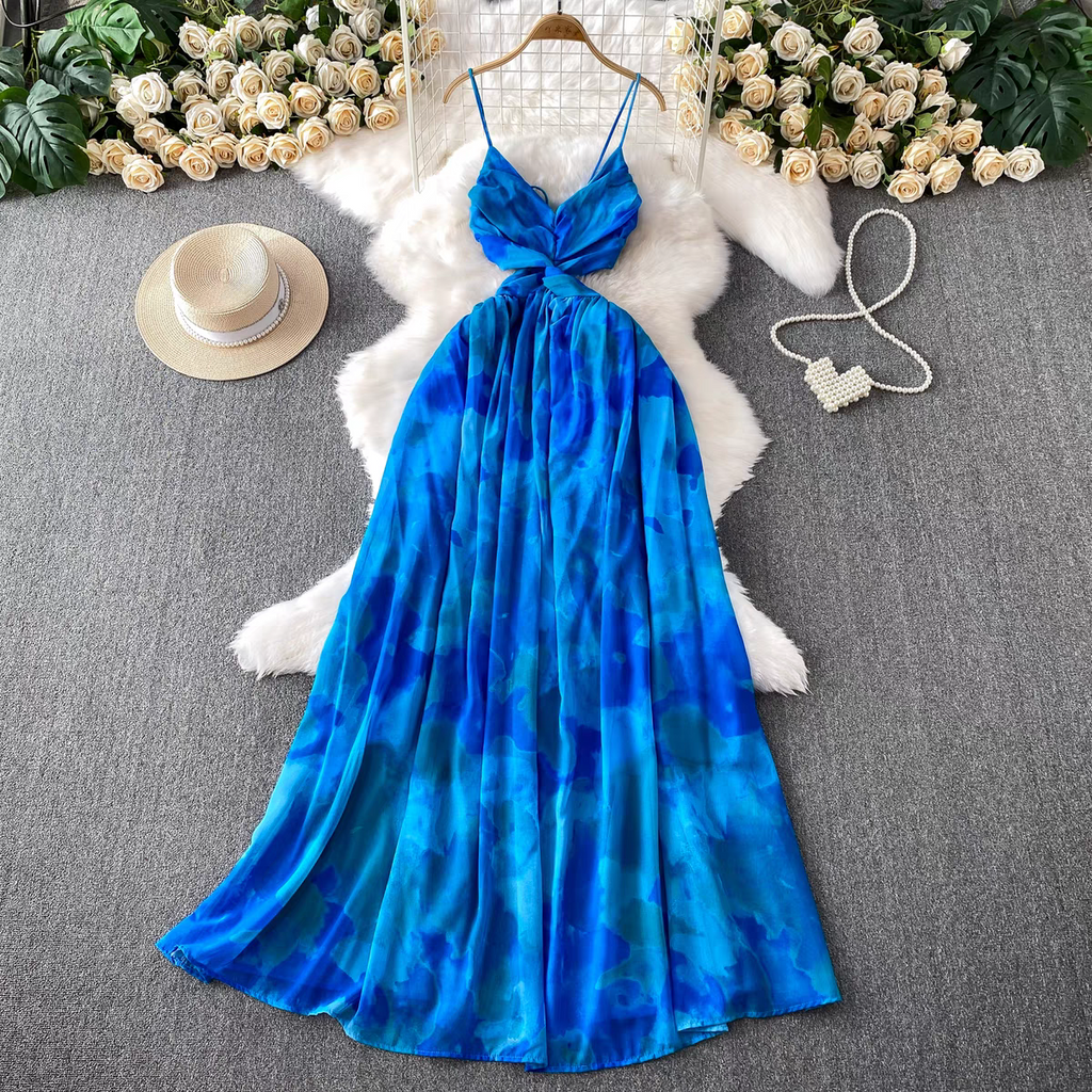 Jessica Summer Tie Dye Vacation Dress