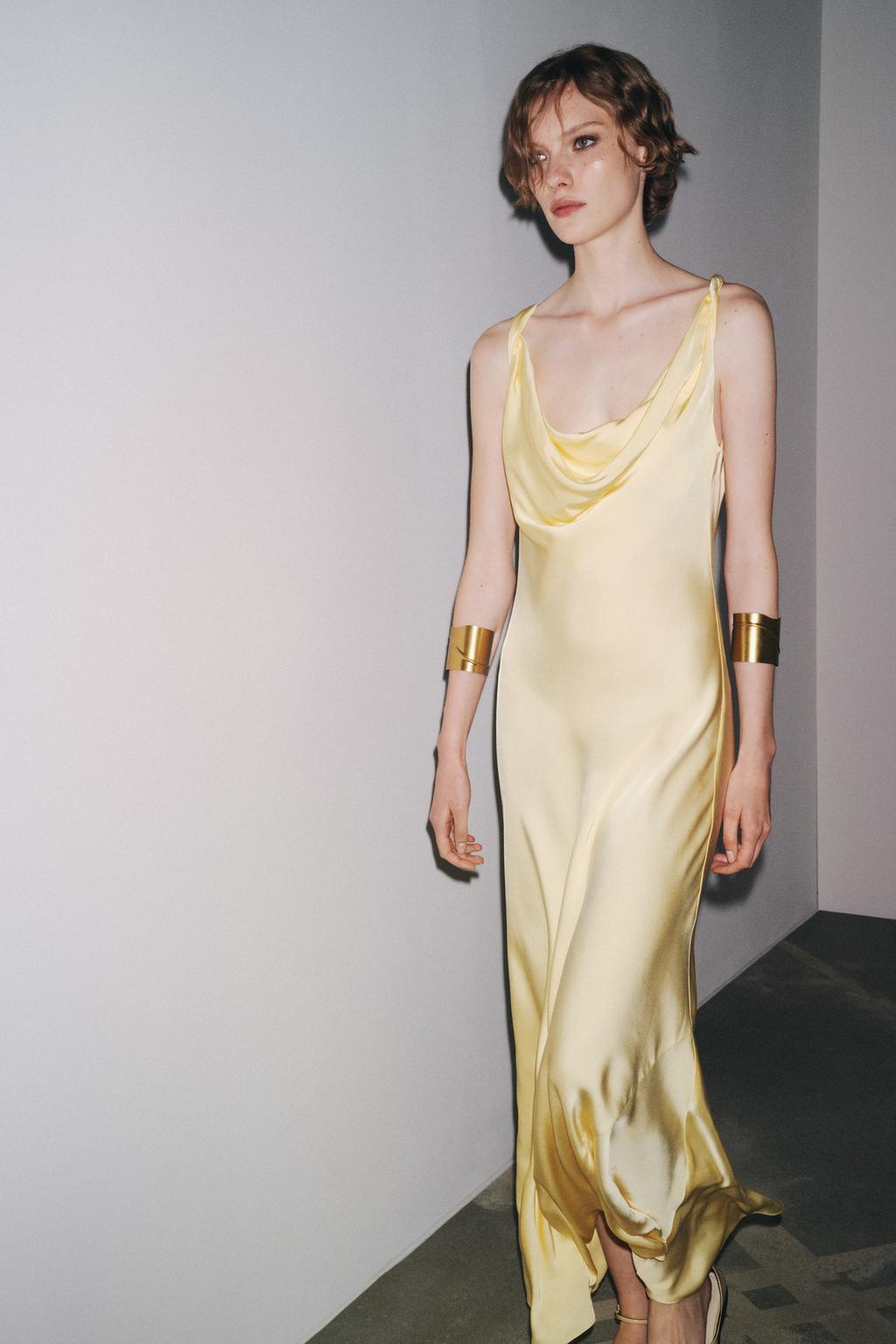 Jhanvi Summer Satin Dress