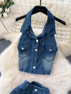 Catherine Summer Denim Dress