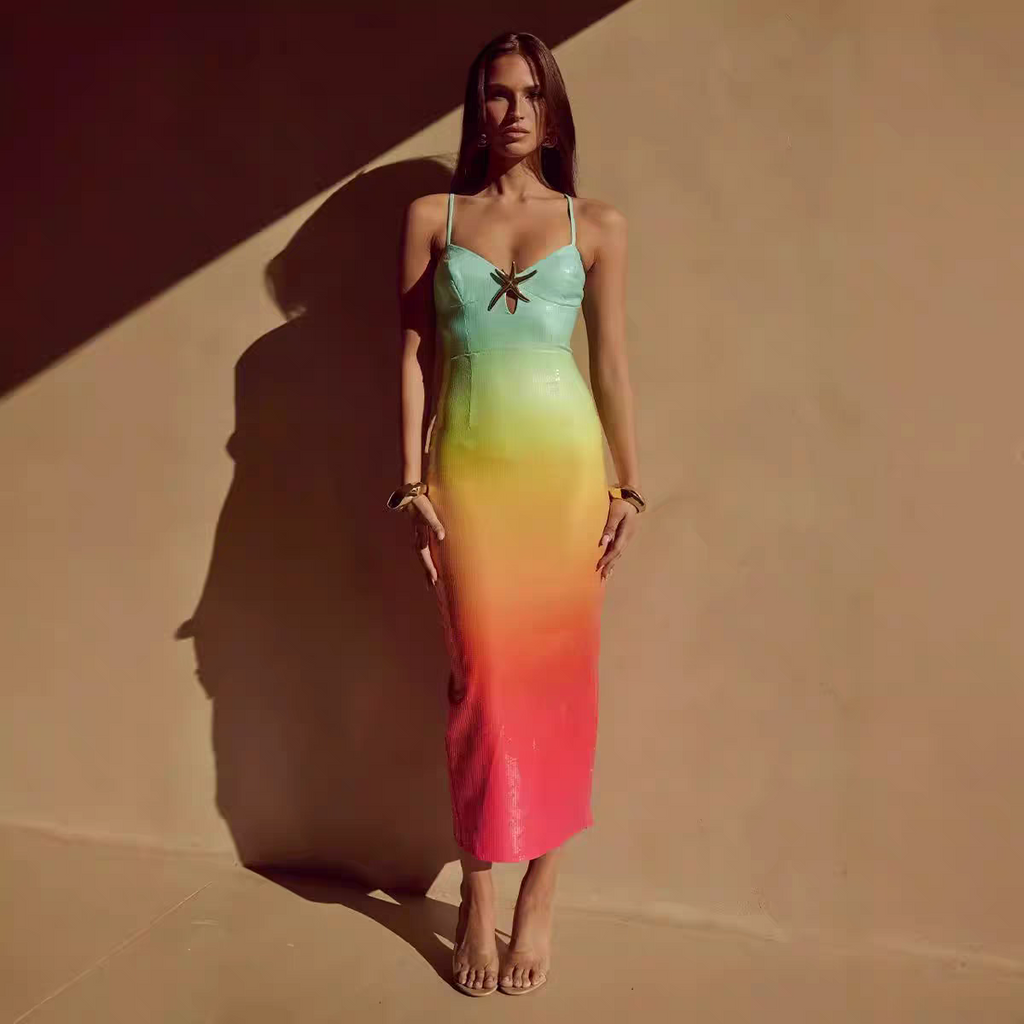 Jessica Summer Beach Party Sequins Dress