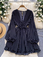 Helena Summer A Line Polka Dress
