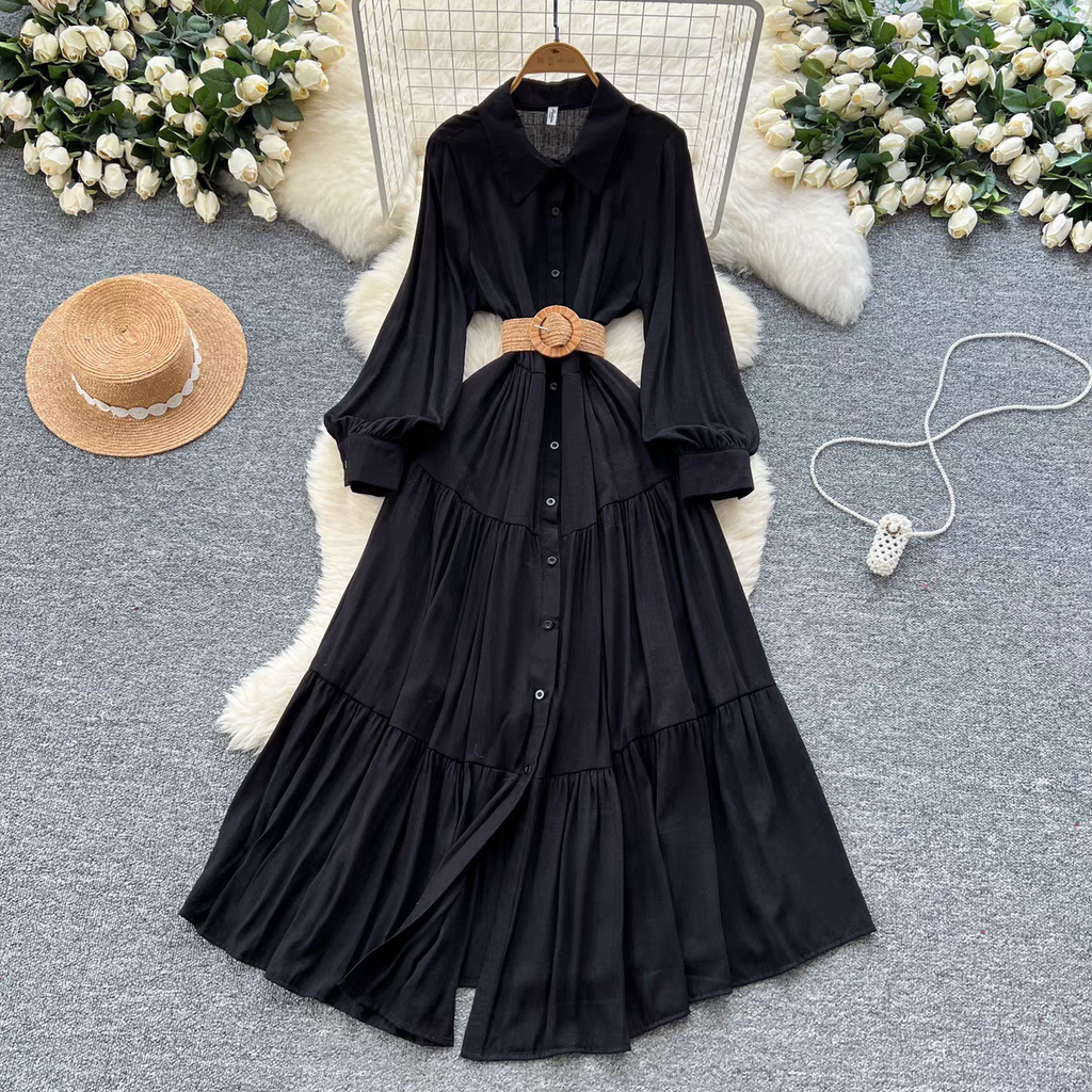 Sophia Summer Retro Long Dress