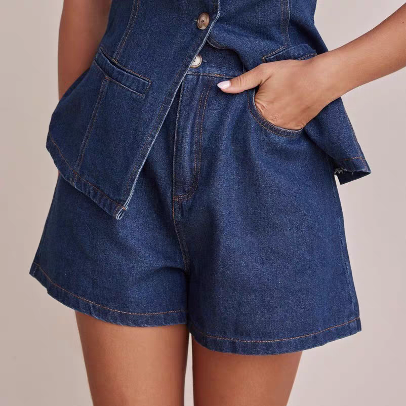 Natalie Summer Denim Coord Set