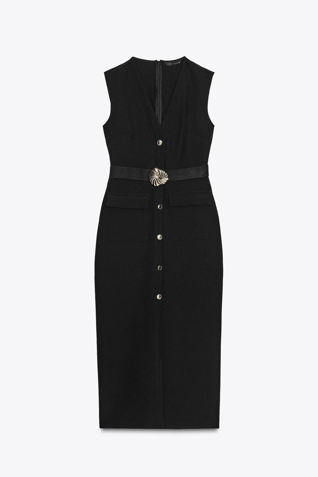 Christina Summer Midi Dress With Belt