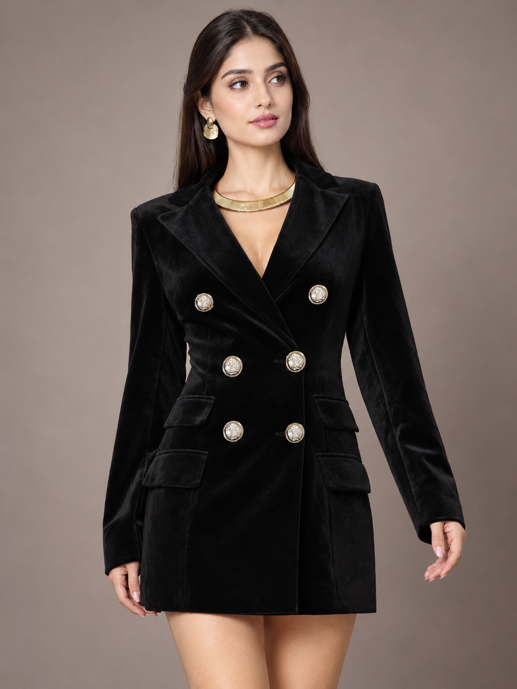 Elliot Winter Velvet Dress