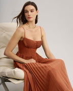 Sweetheart Neck Flowy Slip Maxi Dress
