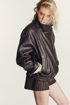 Zara Winter Leather Jacket