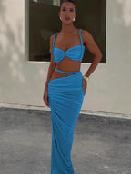 Tamannaah Summer Vacation Bikini Two Piece Set