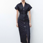 Jannat Summer Denim Slim Fit Dress