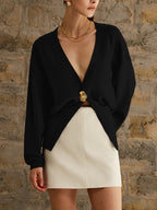 Zia Golden Button Cardigan