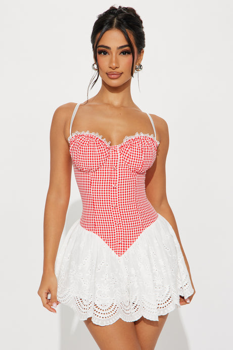 Kiara Summer Plaid Dress