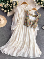 Nicole Retro Long Dress