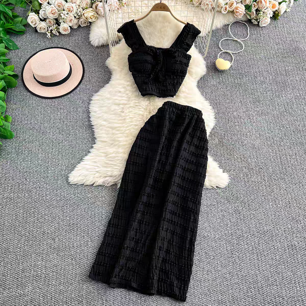 Rihanna Summer Two Piece Holiday Dress Set