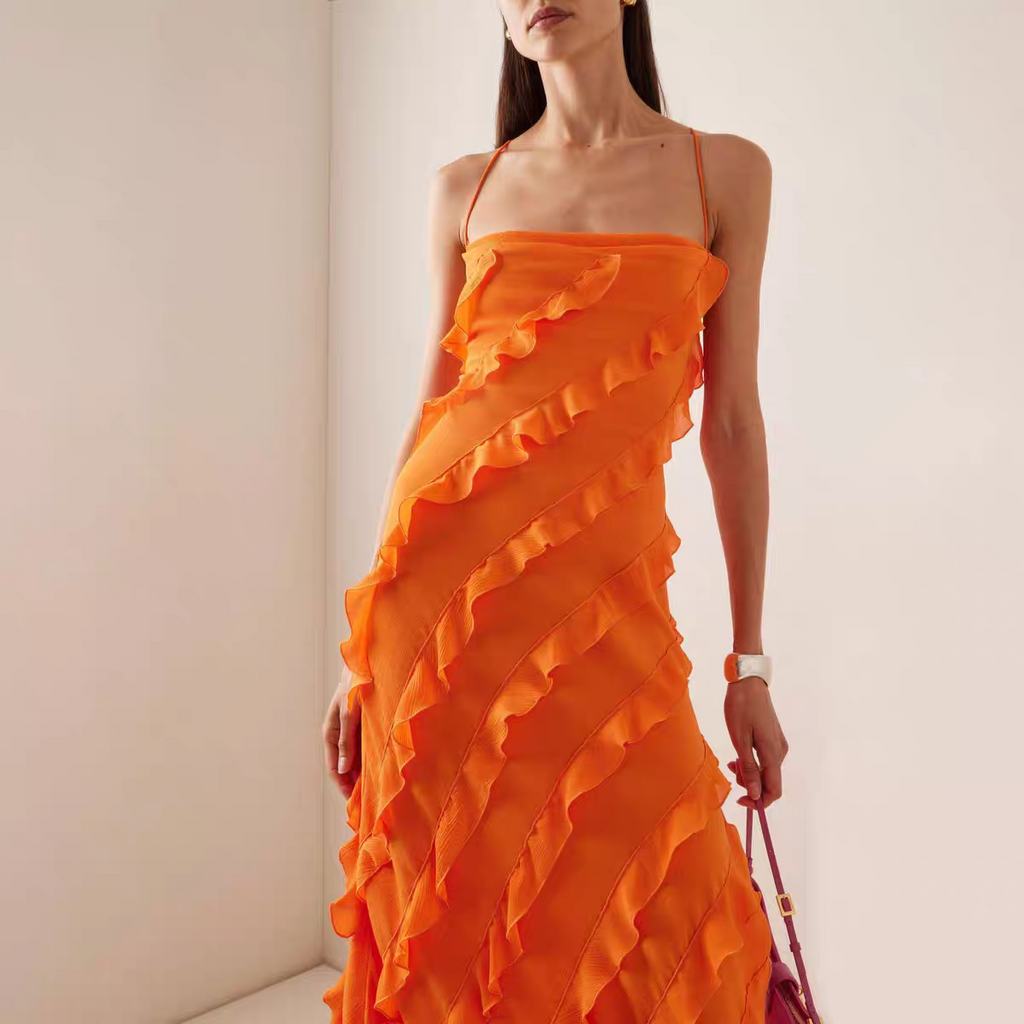 Alicia Summer Party Ruffle Dress - 24th Spoke