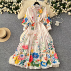Marie Summer Long Elegant Dress - 24th Spoke