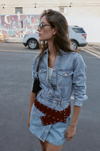 Gemma Summer Denim Mini Dress