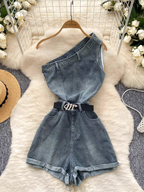 Alison Summer Denim Jumpsuit