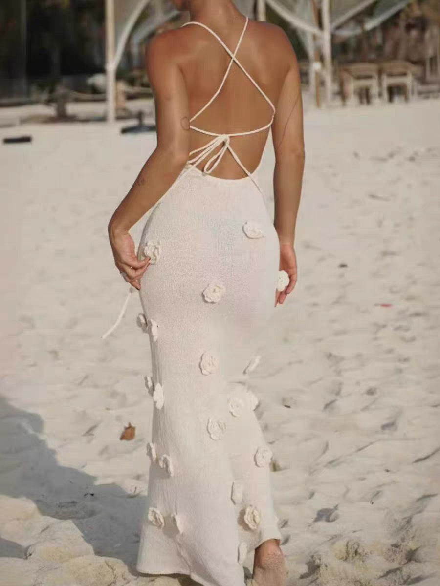 Beyoncé Summer Vacation Long Beach Dress