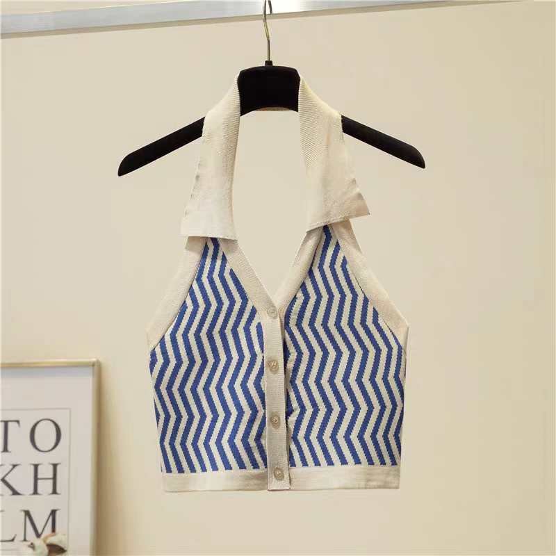 Kate Summer Printed Hanging Top