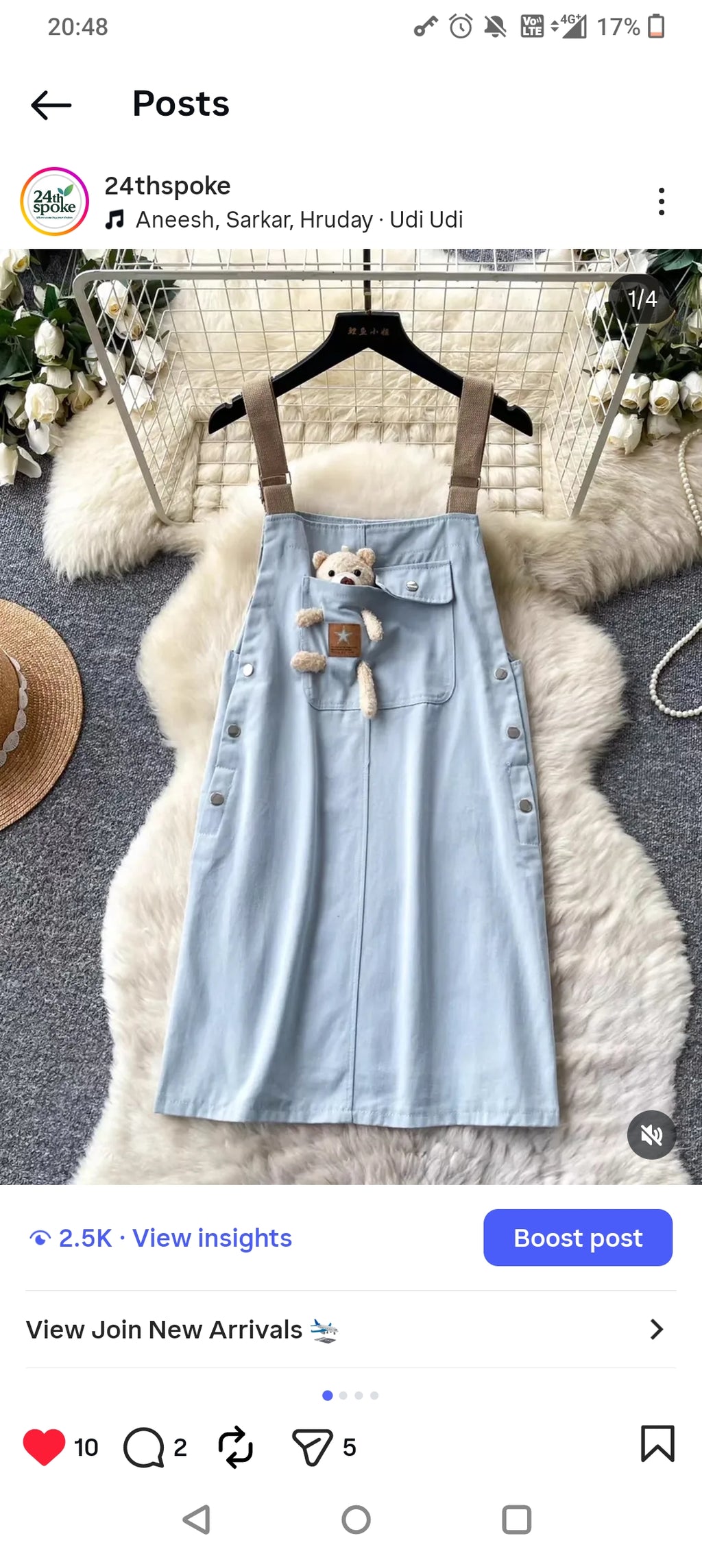 Zooey Summer Denim Dress