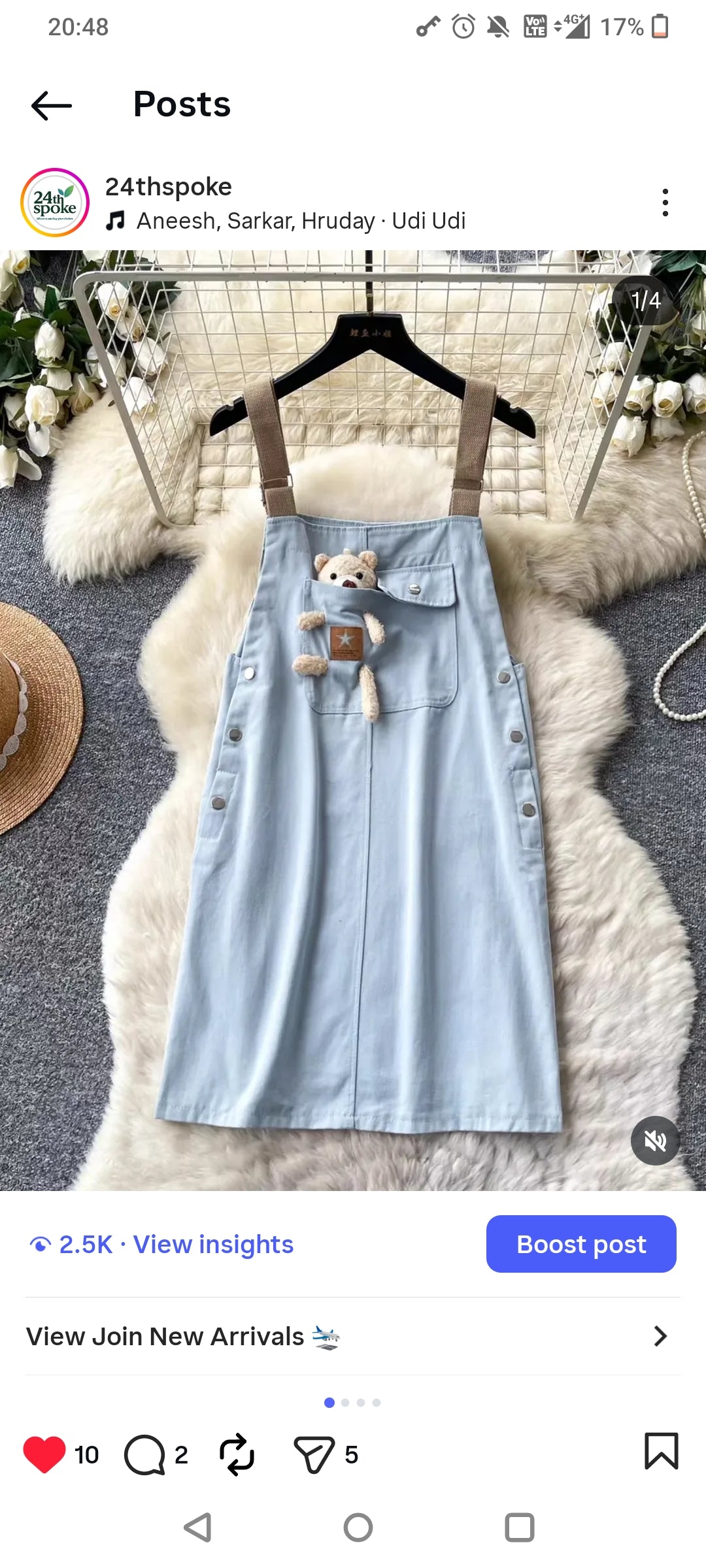 Zooey Summer Denim Dress