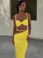 Tamannaah Summer Vacation Bikini Two Piece Set