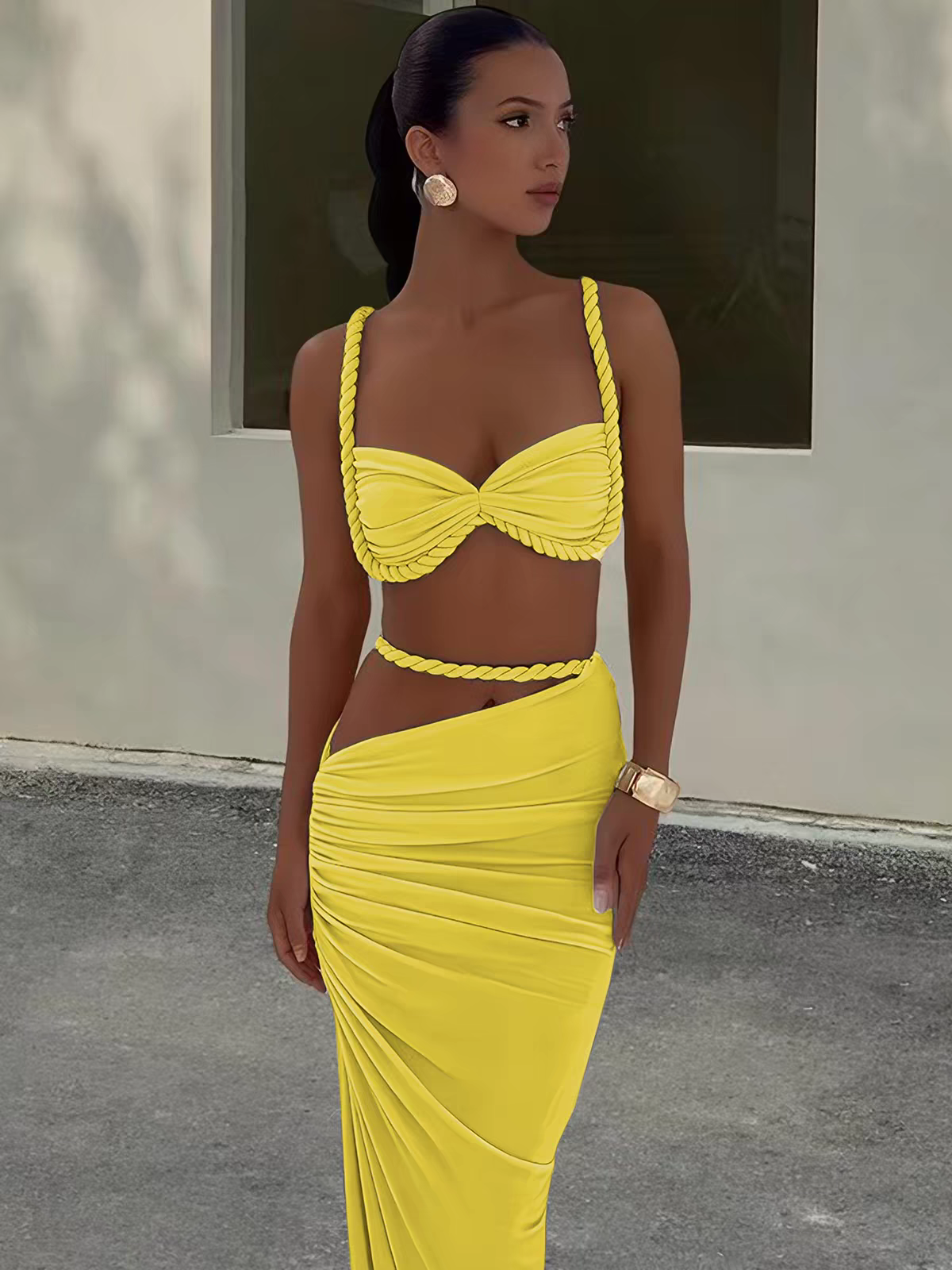 Tamannaah Summer Vacation Bikini Two Piece Set