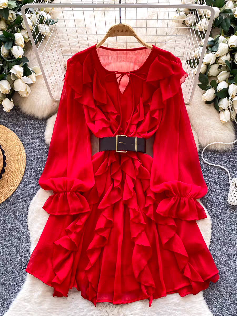 Kirsten Ruffle Summer Dress - 24th Spoke