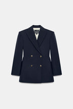 Helena Fitted Buttoned Blazer