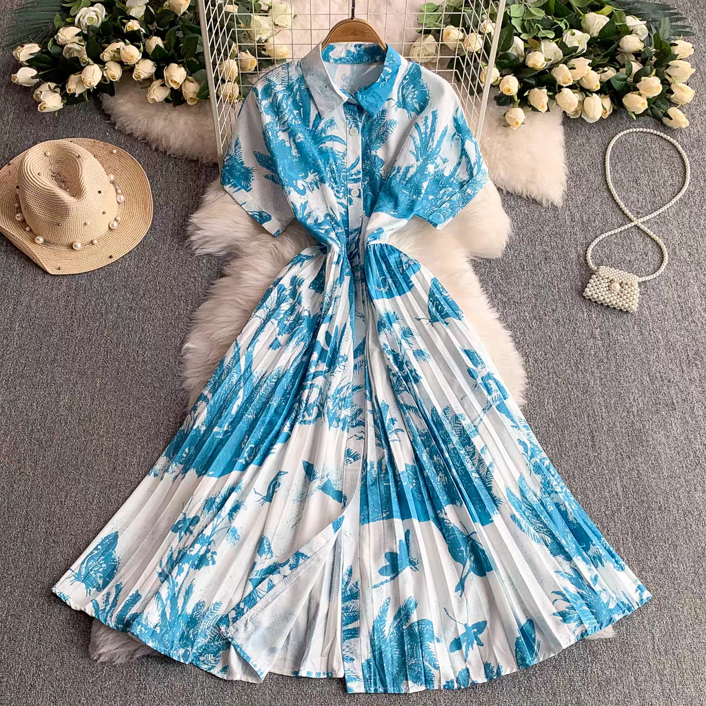 Kate Summer Retro Printed Dress - 24th Spoke