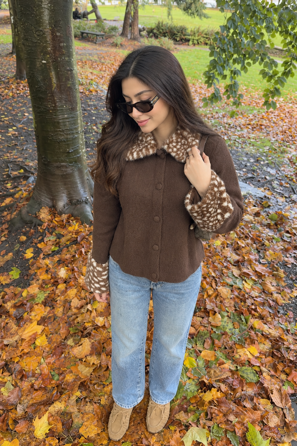 Scarlett Deer Print Jacket