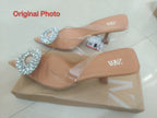 Zara Rhinestone Fairy Crystal Heels With Zara Label - 24th Spoke