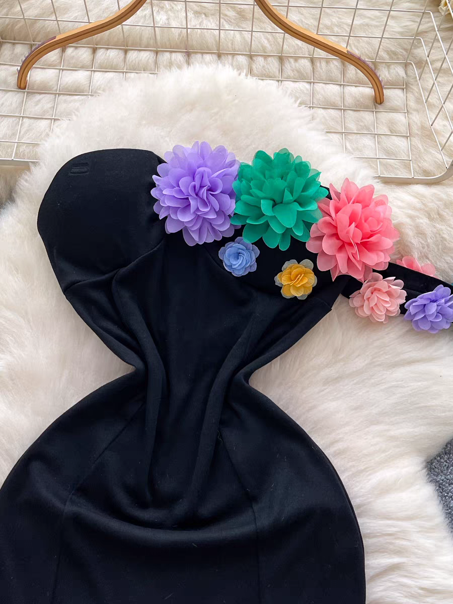 Eliot Summer Black Luxury Party Dress