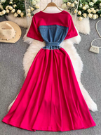 Diana Summer Denim Long Dress