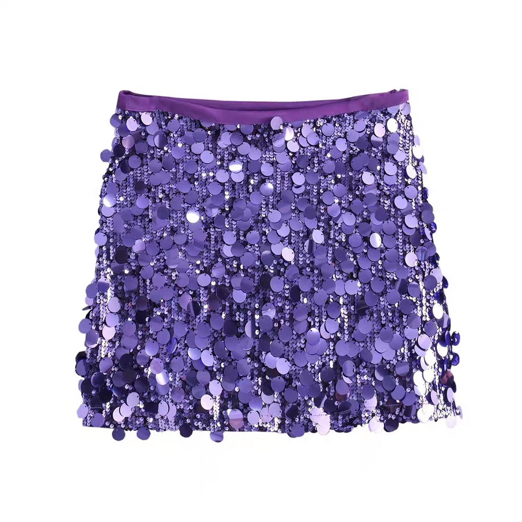 Diane  Zara Party Sequins Mini Skirt