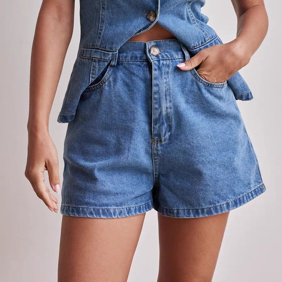 Natalie Summer Denim Coord Set