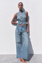 Amanda Summer Denim Coord Set